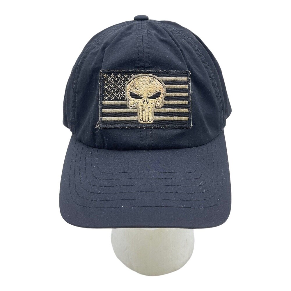 Oakley BLACK PUNISHER US FLAG Born To Ride Adjustable Hat One Size